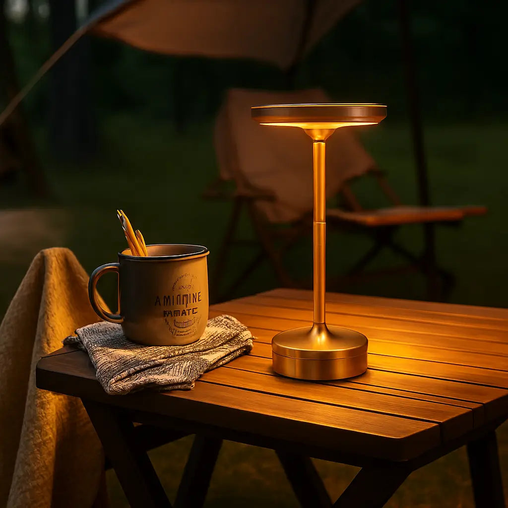 Luminária de Mesa Modelo Atmosfera Gold Marrausi