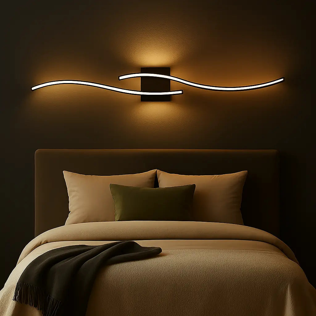 Luminária de Parede Led Duplo Modelo Black Marrausi