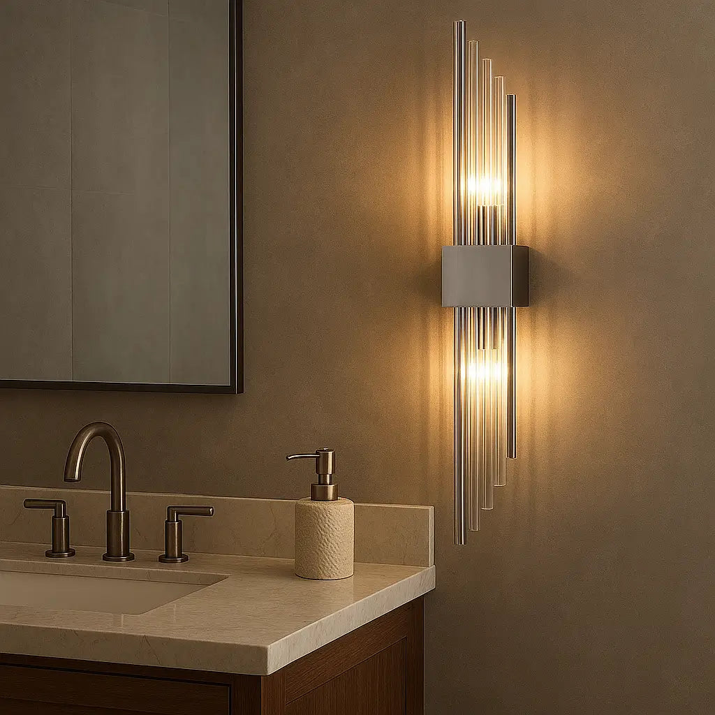 Luminária de Parede Modelo New Preta Marrausi