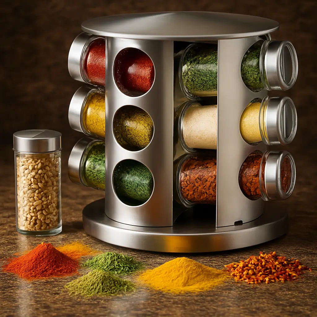 Porta Temperos Giratório Marrausi