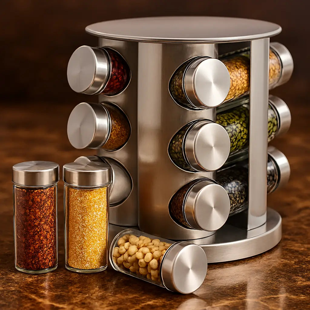 Porta Temperos Giratório Marrausi