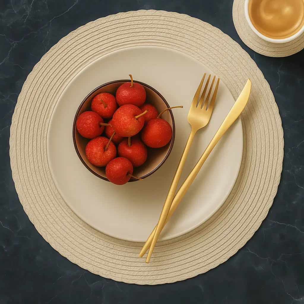 Jogo Americano Redondo Marrausi