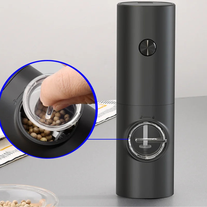 Electric Automatic Pepper and Salt Grinder with LED Light