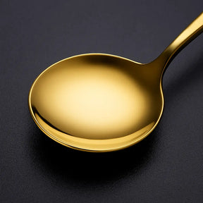 Conjunto de Talheres Modelo New Gold 30 Peças Marrausi