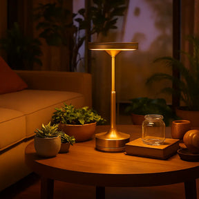 Luminária de Mesa Modelo Atmosfera Gold Marrausi