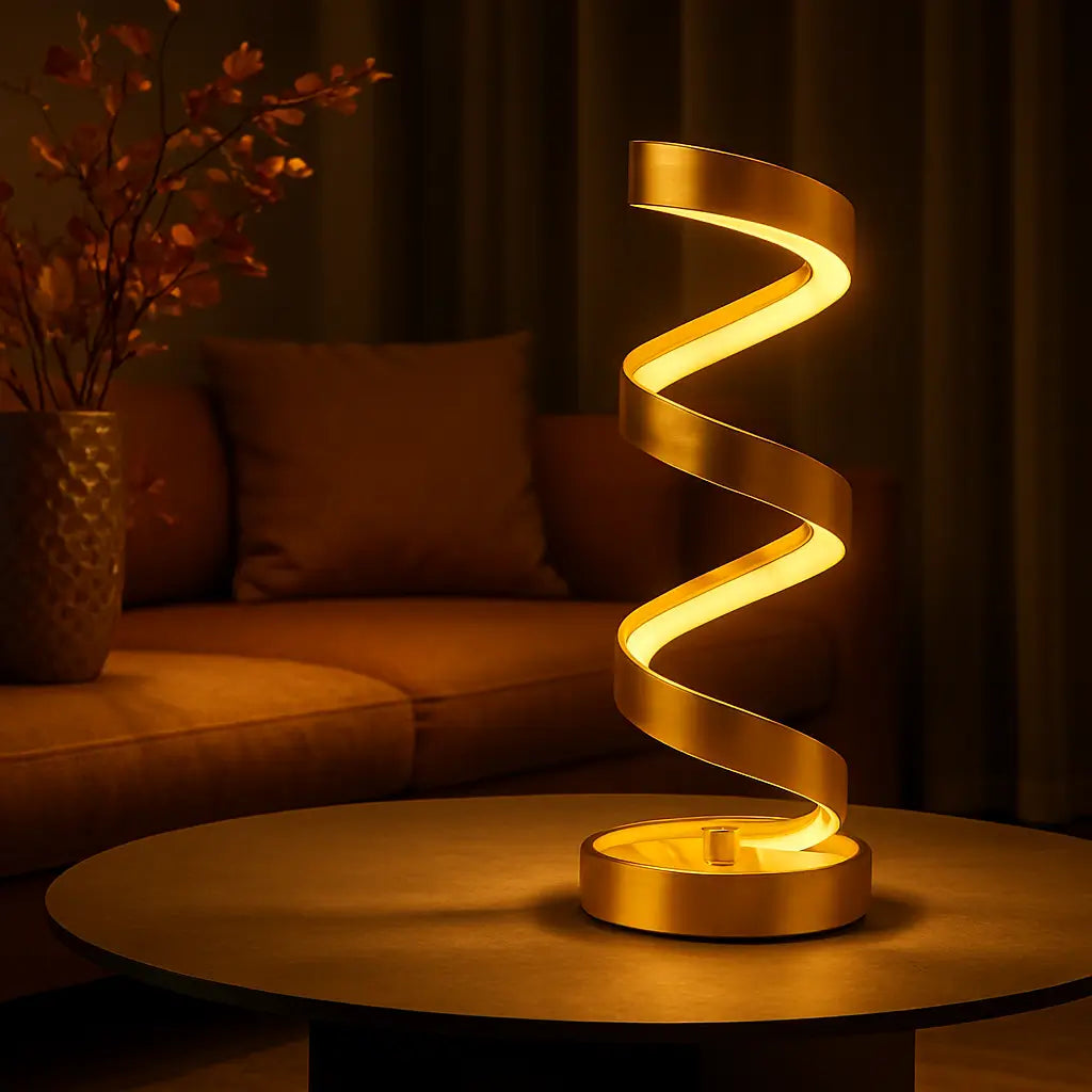 Luminária de Mesa Modelo Espiral Marrausi