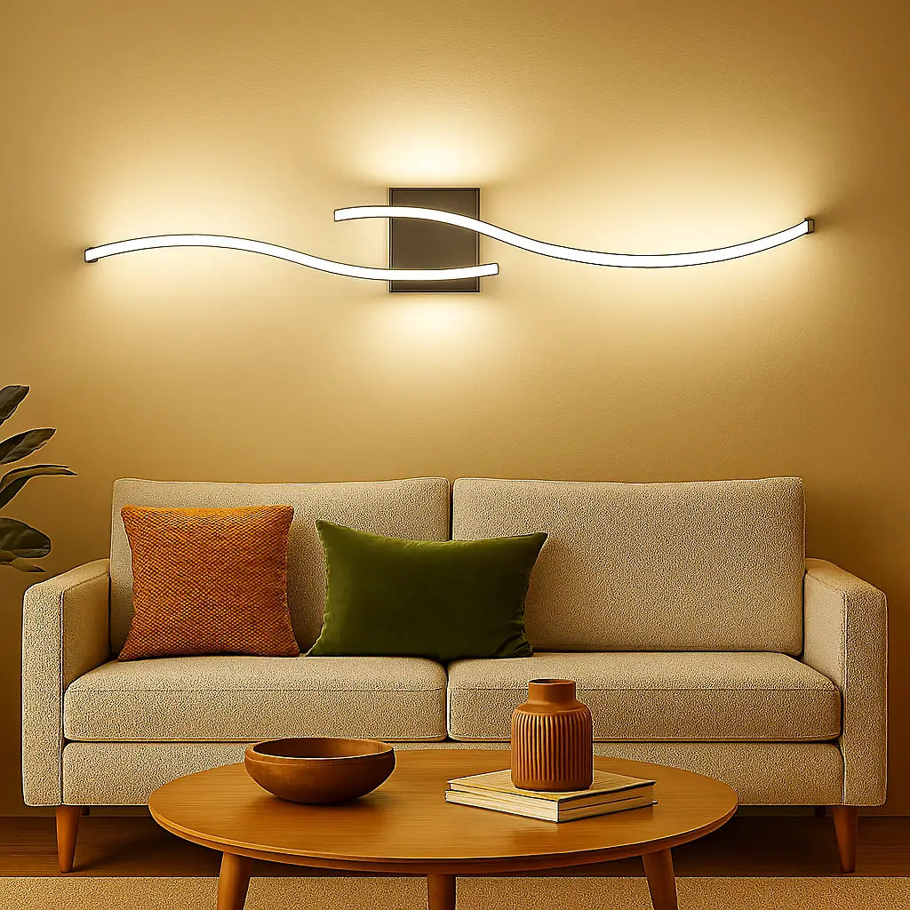 Luminária de Parede Led Duplo Modelo Black Marrausi