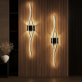 Luminária de Parede Led Duplo Modelo Black Marrausi