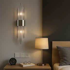 Luminária de Parede Modelo New Preta Marrausi