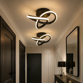 Luminária de Teto Elíptica Modelo Black Marrausi