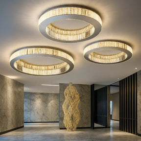 Lustre para Sala Circular Modelo Gold Marrausi