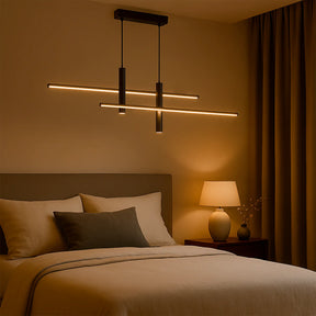 Lustre para Sala de Jantar Modelo Pingente Duplo Marrausi