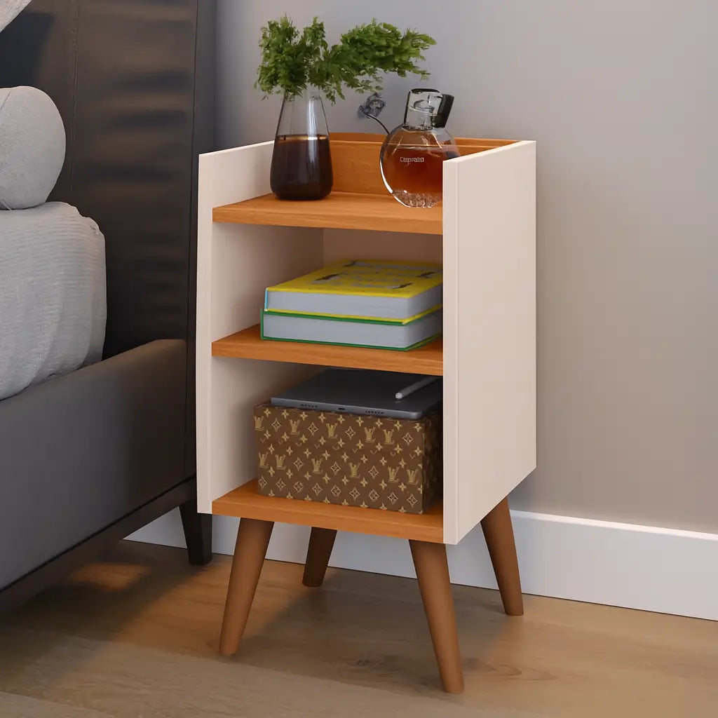 Mesa de Cabeceira Branca Marrausi