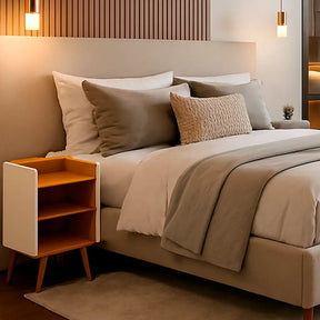 Mesa de Cabeceira Branca Marrausi