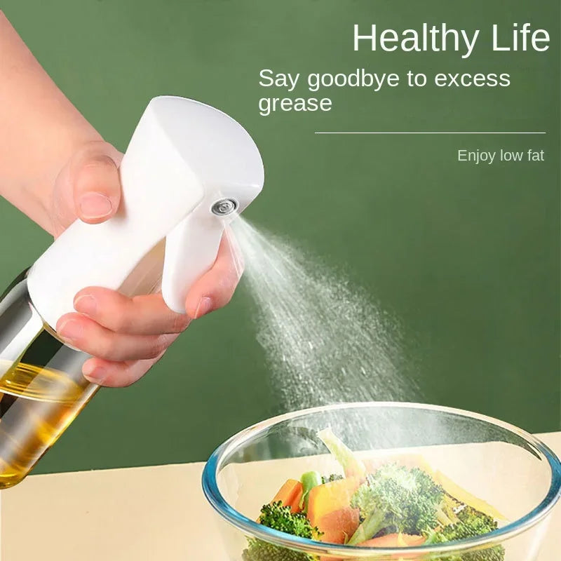 200/300ml Oil Spray Bottle Camping Barbecue Cooking Olive Oil Sprayer Kitchen Baking Oil Spray Bottle Vinegar Bottle Dispenser