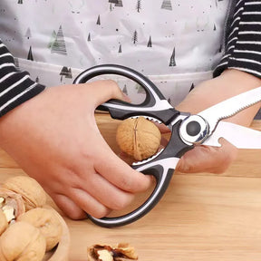 1PC Multi-Functional Scissors Kitchen Sharp Scissors Chicken Bone Scissors Fish Bone Bottle Opener Rust-Proof Non-Slip Handle