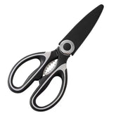 1PC Multi-Functional Scissors Kitchen Sharp Scissors Chicken Bone Scissors Fish Bone Bottle Opener Rust-Proof Non-Slip Handle