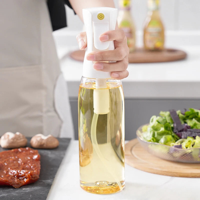 200/300ml Oil Spray Bottle Camping Barbecue Cooking Olive Oil Sprayer Kitchen Baking Oil Spray Bottle Vinegar Bottle Dispenser