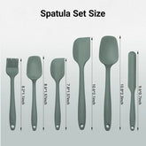 6/9 Pieces Silicone Bakeware Spatula Set Food Grade Non Stick Heat Resistant Spatulas Cooking Kitchen Essentials Baking Tools