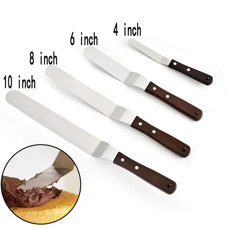 Butter Cake Cream Sandwich Spatula Smoother Icing Spreader Fondant Pastry Cutter