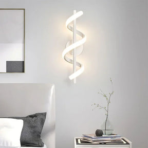 LED Wall Lamp Luxury Black White Gold Wall Decorative Lights For Bedroom Bedside Living Room Corridor Stairs Home Indoor Sconces