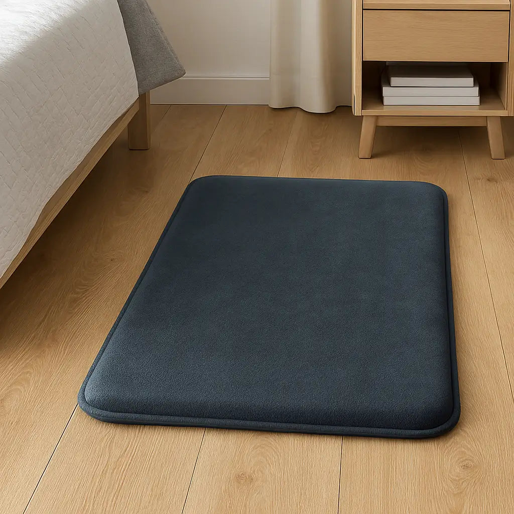 Tapete Antiderrapante Preto Absorvente de Água Marrausi